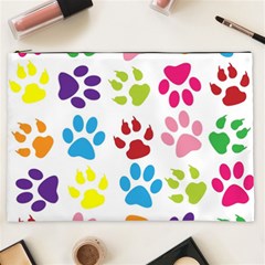 Paw Print Cosmetic Bag (xxl) by artworkshop