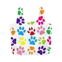 Paw Print Full Print Recycle Bag (m) by artworkshop