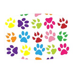 Paw Print Mini Square Pill Box by artworkshop