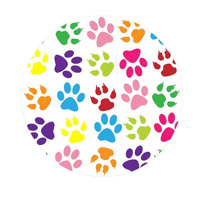 Paw Print Mini Round Pill Box