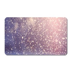 Snowfall Winter Magnet (rectangular) by artworkshop