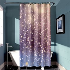 Snowfall Winter Shower Curtain 36  X 72  (stall)  by artworkshop