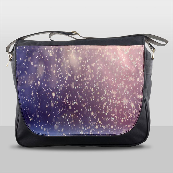 Snowfall Winter Messenger Bag