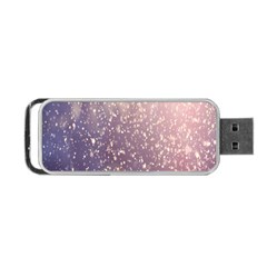 Snowfall Winter Portable Usb Flash (one Side) by artworkshop