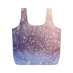 Snowfall Winter Full Print Recycle Bag (m) by artworkshop