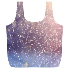 Snowfall Winter Full Print Recycle Bag (xl) by artworkshop