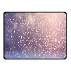 Snowfall Winter Double Sided Fleece Blanket (small)  by artworkshop