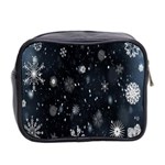 Snowflakes Snow Mini Toiletries Bag (Two Sides) Back