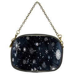 Snowflakes Snow Chain Purse (two Sides) by artworkshop