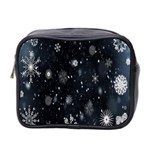 Snowflakes Snow Mini Toiletries Bag (Two Sides) Front