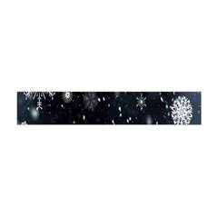 Snowflakes Snow Flano Scarf (mini) by artworkshop