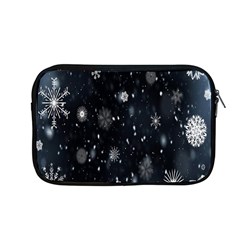 Snowflakes Snow Apple Macbook Pro 13  Zipper Case by artworkshop