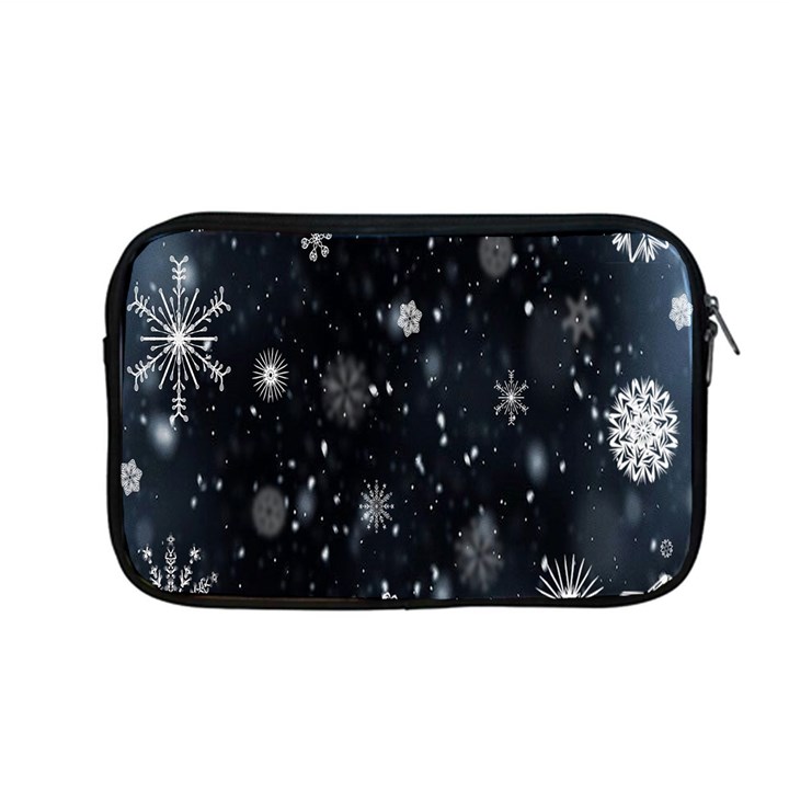 Snowflakes Snow Apple MacBook Pro 13  Zipper Case