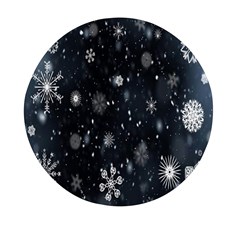 Snowflakes Snow Mini Round Pill Box (pack Of 3) by artworkshop