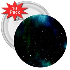 Stars Sky Space 3  Buttons (10 Pack)  by artworkshop