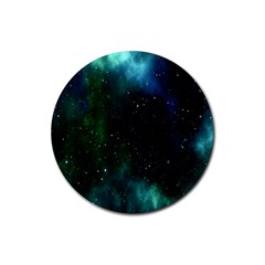 Stars Sky Space Rubber Round Coaster (4 Pack) by artworkshop