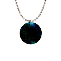 Stars Sky Space 1  Button Necklace by artworkshop