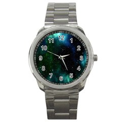 Stars Sky Space Sport Metal Watch by artworkshop