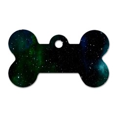 Stars Sky Space Dog Tag Bone (one Side) by artworkshop