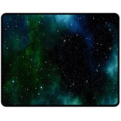 Stars Sky Space Double Sided Fleece Blanket (medium)  by artworkshop