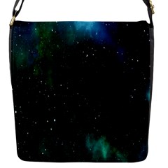 Stars Sky Space Flap Closure Messenger Bag (s) by artworkshop