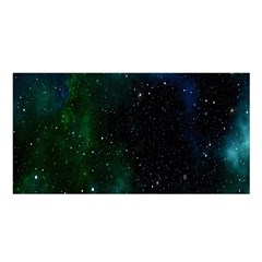 Stars Sky Space Satin Shawl 45  X 80  by artworkshop