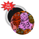 Tileable Seamless Cat Kitty 2.25  Magnets (100 pack)  Front