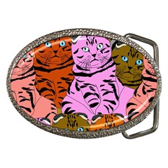 Tileable Seamless Cat Kitty Belt Buckles by artworkshop