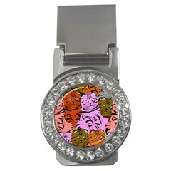 Tileable Seamless Cat Kitty Money Clips (cz)  by artworkshop