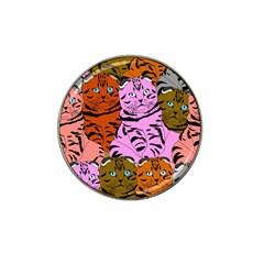 Tileable Seamless Cat Kitty Hat Clip Ball Marker by artworkshop