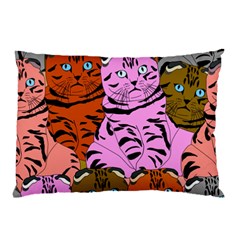 Tileable Seamless Cat Kitty Pillow Case (two Sides) by artworkshop