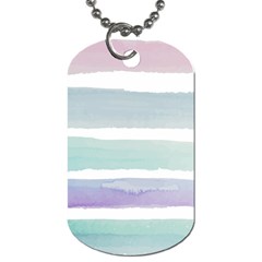 Watercolor Dog Tag (one Side) by artworkshop