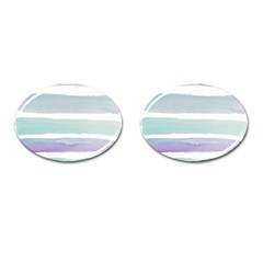 Watercolor Cufflinks (oval) by artworkshop