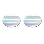 Watercolor Cufflinks (Oval) Front(Pair)