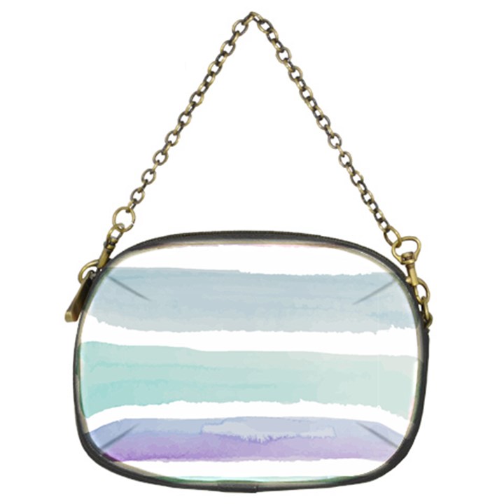 Watercolor Chain Purse (Two Sides)