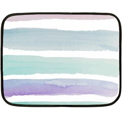 Watercolor Double Sided Fleece Blanket (mini)  by artworkshop