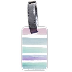 Watercolor Luggage Tag (one Side)