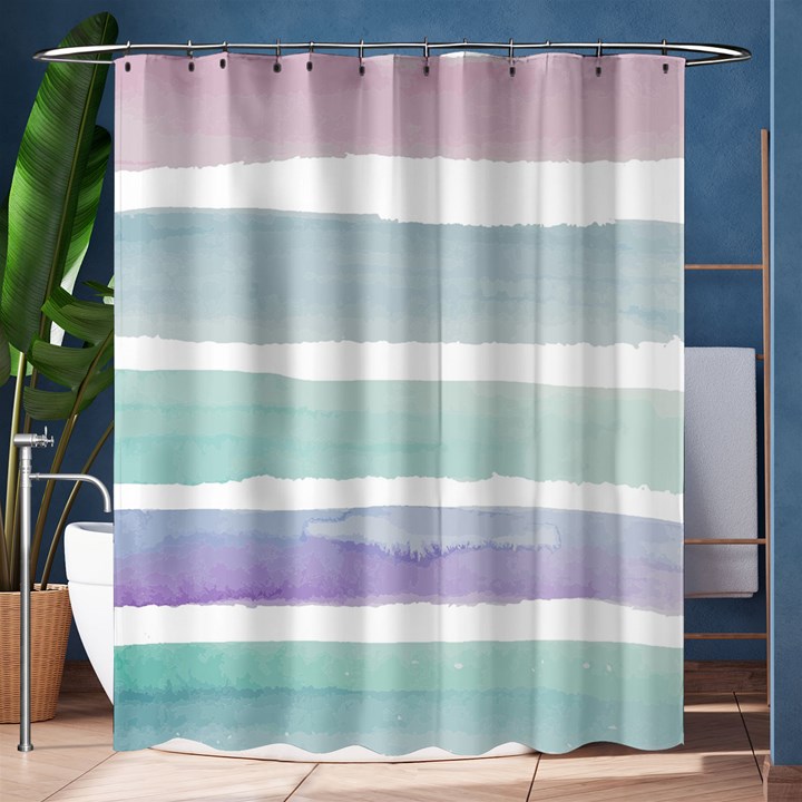 Watercolor Shower Curtain 60  x 72  (Medium) 