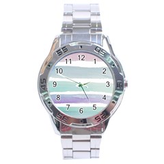 Watercolor Stainless Steel Analogue Watch by artworkshop