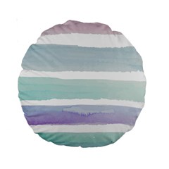 Watercolor Standard 15  Premium Round Cushions