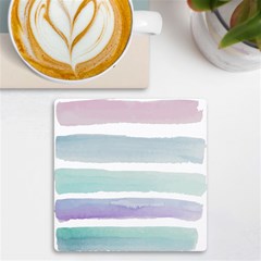 Watercolor Uv Print Square Tile Coaster  by artworkshop