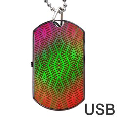 Handball Dog Tag Usb Flash (two Sides) by Thespacecampers