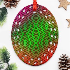 Handball Oval Filigree Ornament (two Sides) by Thespacecampers