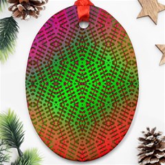 Handball Oval Ornament (two Sides) by Thespacecampers