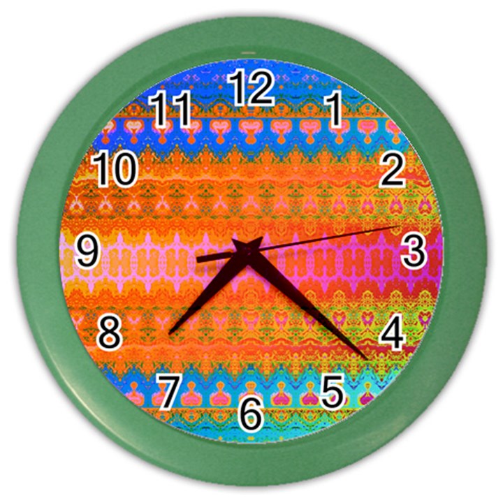 Sky Delight Color Wall Clock