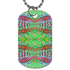 Whimsy Mint Dog Tag (one Side) by Thespacecampers