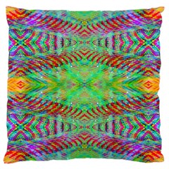 Whimsy Mint Large Cushion Case (one Side) by Thespacecampers