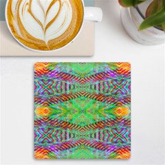 Whimsy Mint Uv Print Square Tile Coaster 