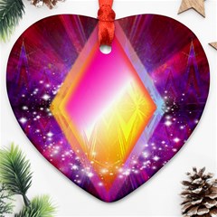 My Diamonds Ornament (heart) by Thespacecampers