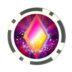 My Diamonds Poker Chip Card Guard by Thespacecampers